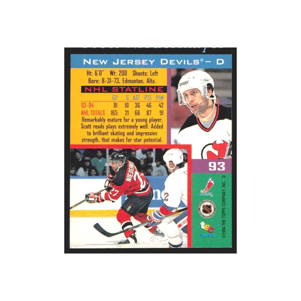 1994 Stadium Club Scott Niedermayer New Jersey Devils #93