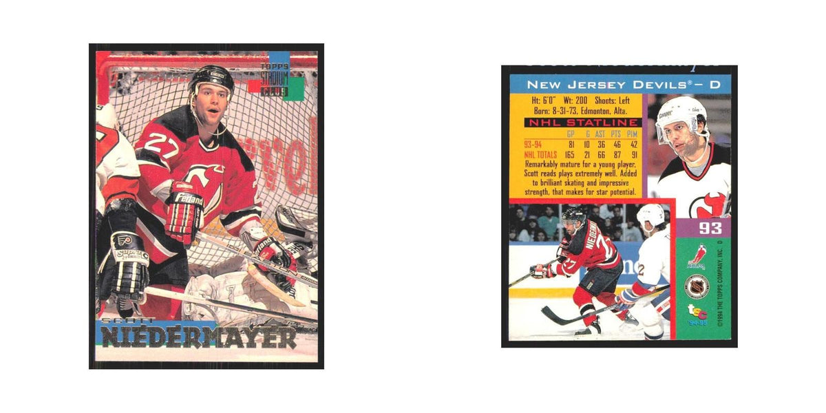 1994 Stadium Club Scott Niedermayer New Jersey Devils #93