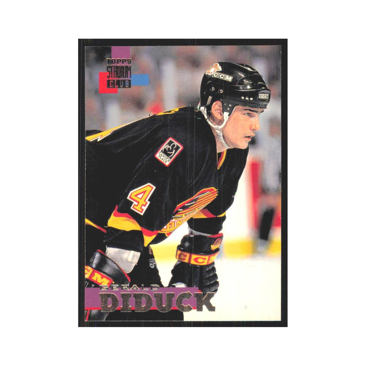 1994 Stadium Club Gerald Diduck Vancouver Canucks #91