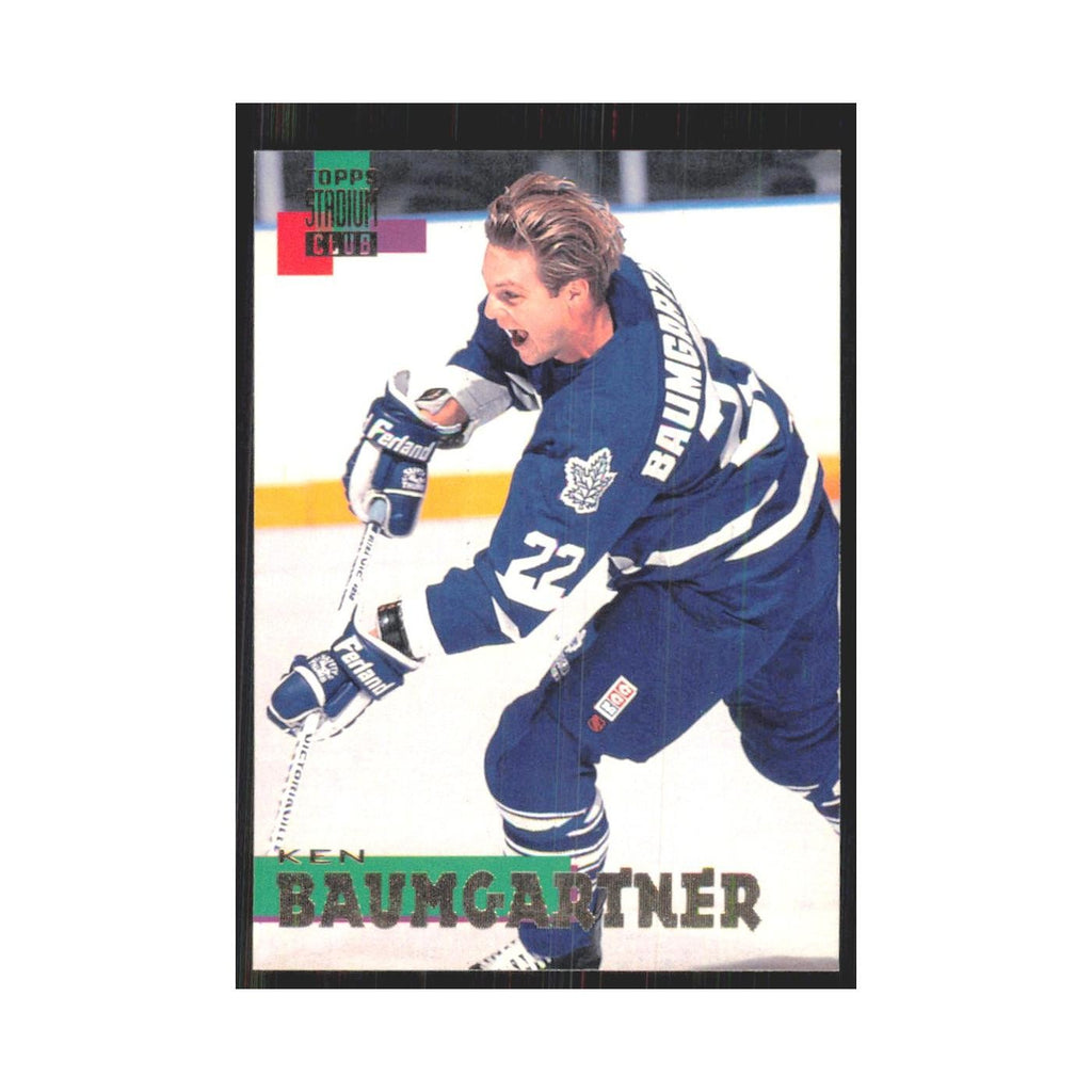 1994 Stadium Club Ken Baumgartner Toronto Maple Leafs #98