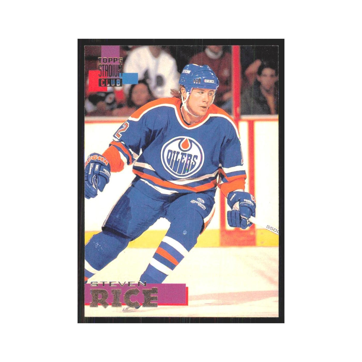 1994 Stadium Club Steven Rice Edmonton Oilers #54