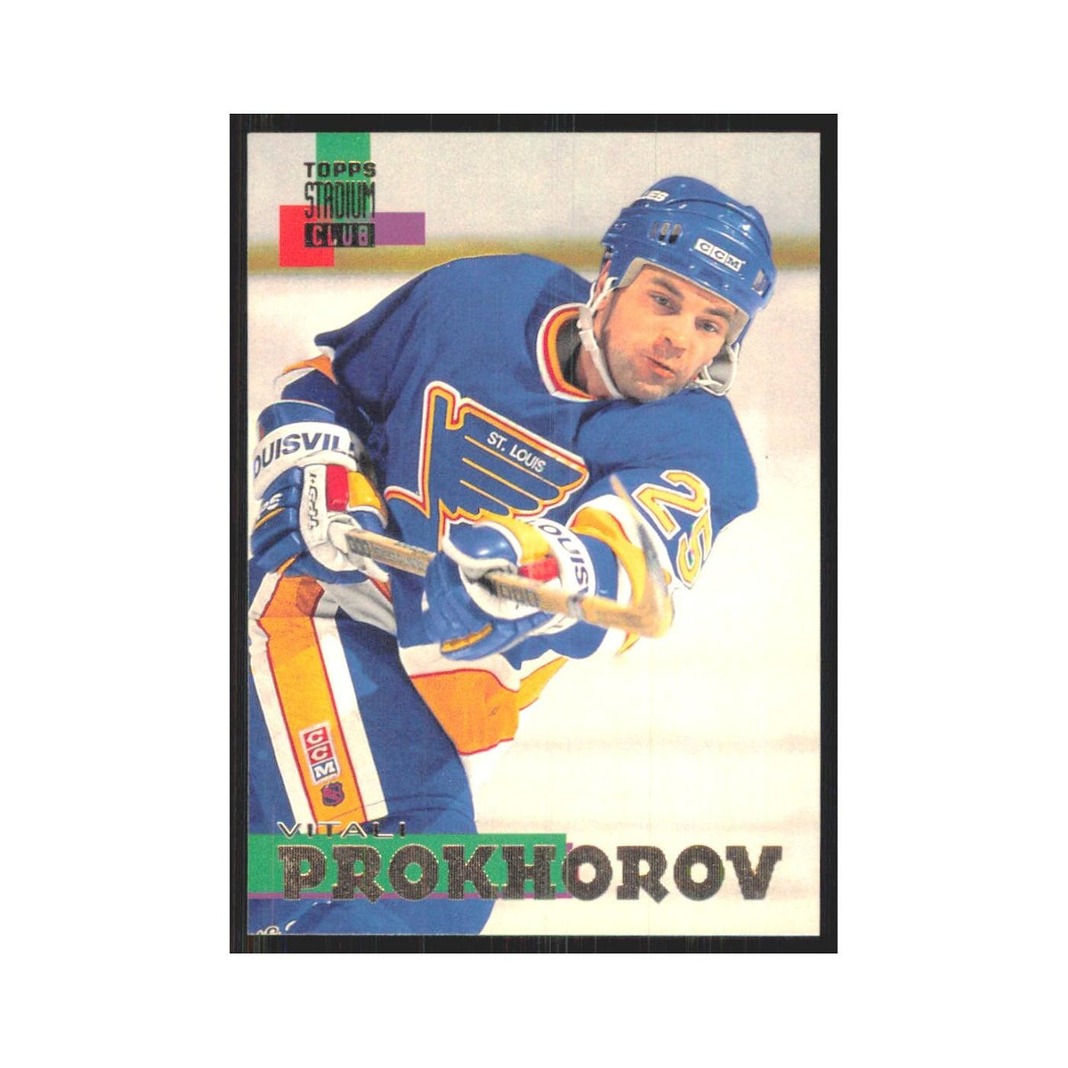 1994 Stadium Club Vitali Prokhorov St. Louis Blues #19