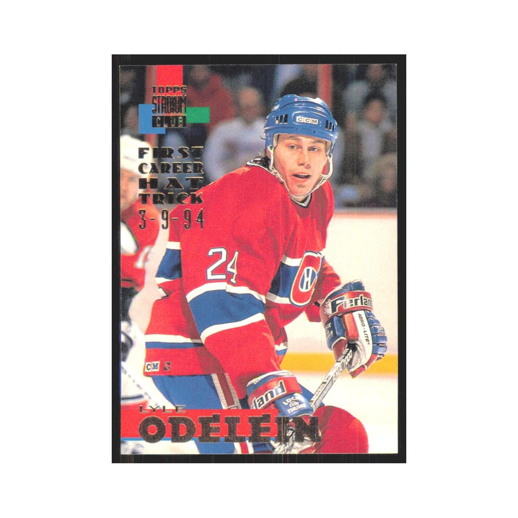 1994 Stadium Club Lyle Odelein Montreal Canadiens #104
