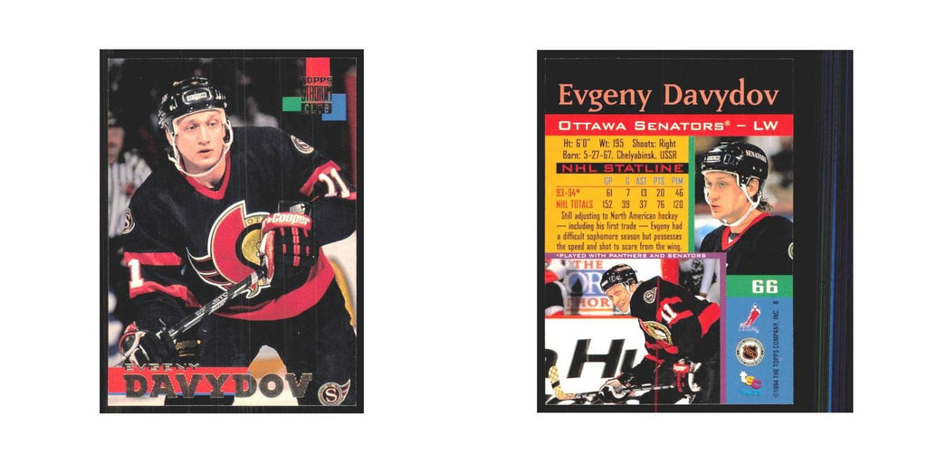 1994 Stadium Club Evgeny Davydov Ottawa Senators #66