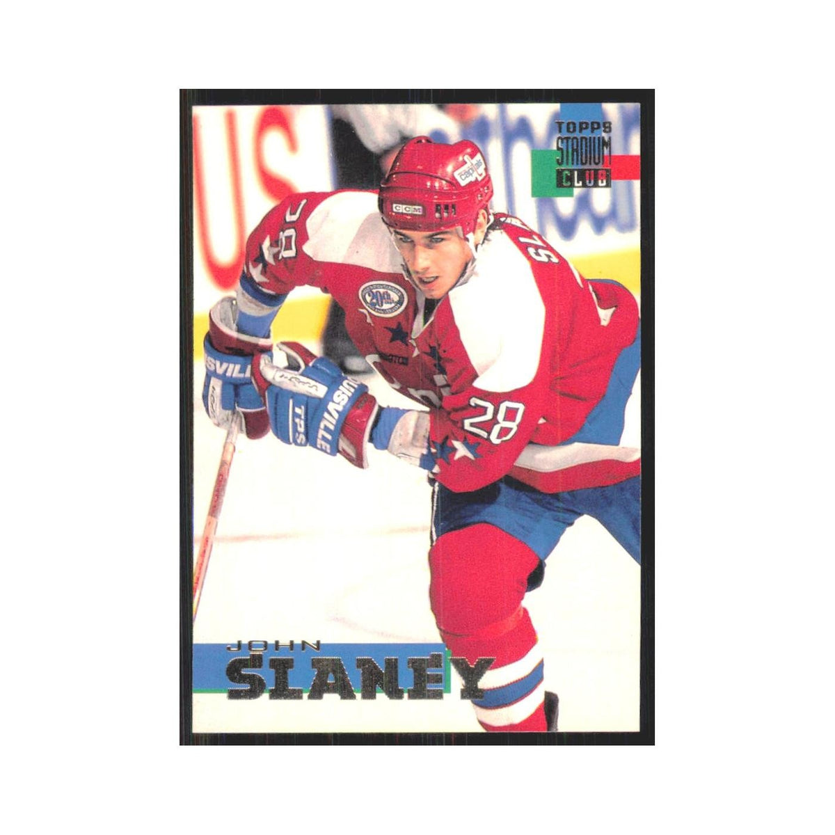 1994 Stadium Club John Slaney Washington Capitals #39