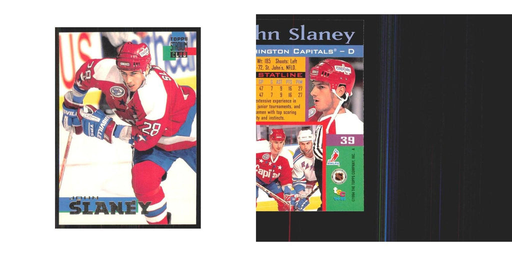 1994 Stadium Club John Slaney Washington Capitals #39