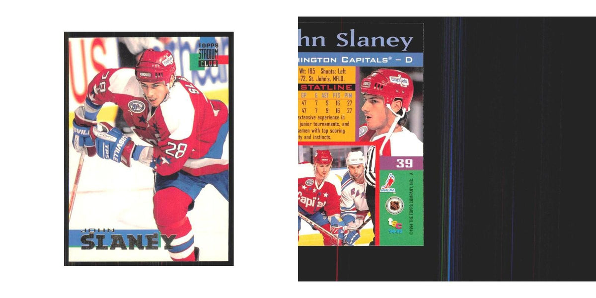 1994 Stadium Club John Slaney Washington Capitals #39
