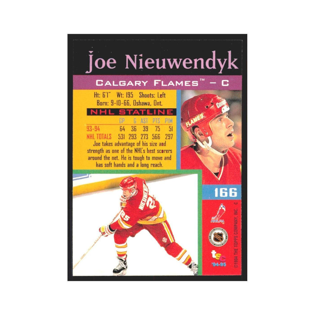 1994 Stadium Club Joe Nieuwendyk Calgary Flames #166