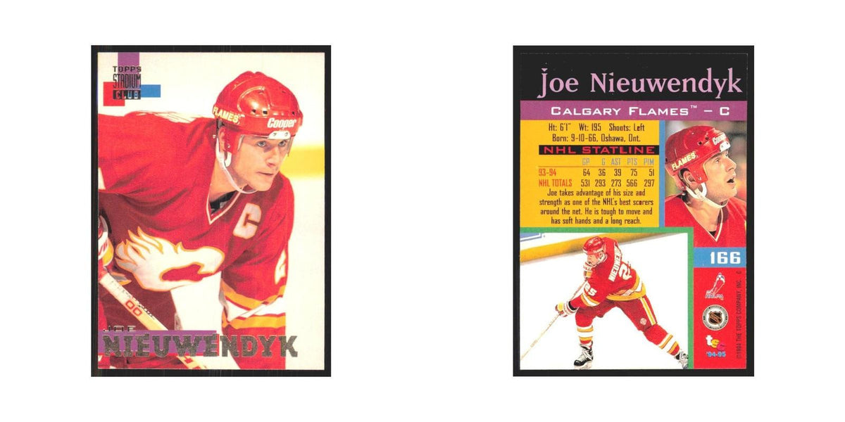 1994 Stadium Club Joe Nieuwendyk Calgary Flames #166