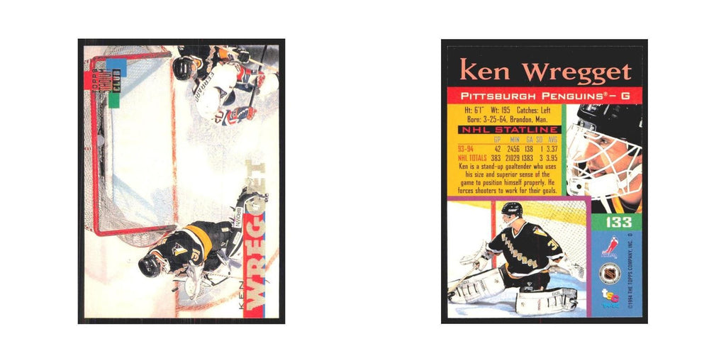 1994 Stadium Club Ken Wregget Pittsburgh Penguins #133