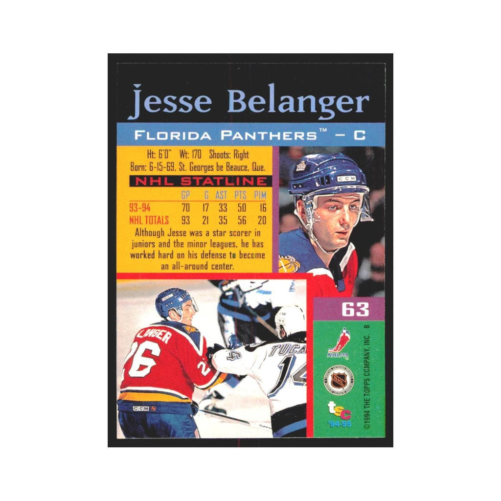 1994 Stadium Club Jesse Bertogliat Florida Panthers #63
