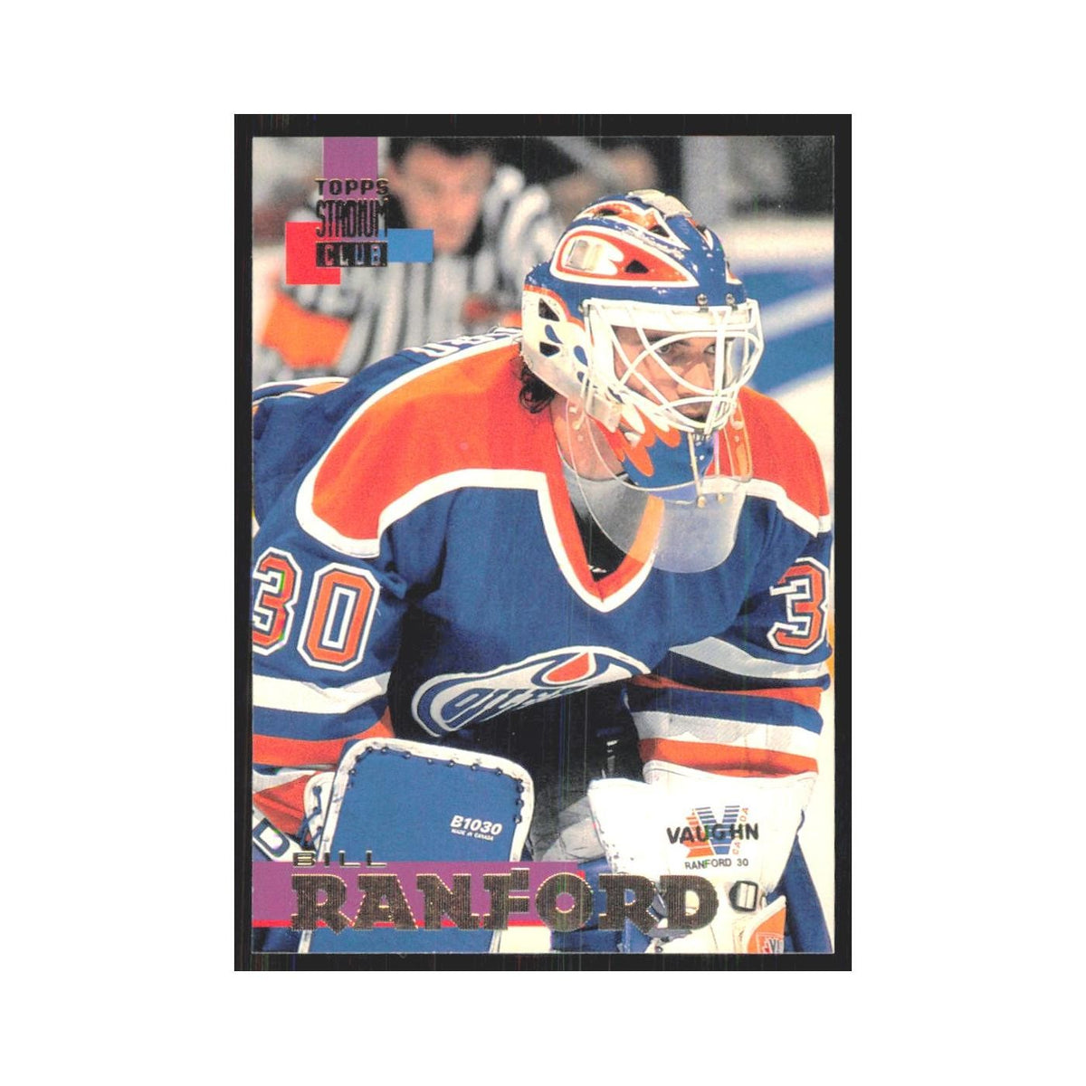 1994 Stadium Club Bill Ranford Edmonton Oilers #29