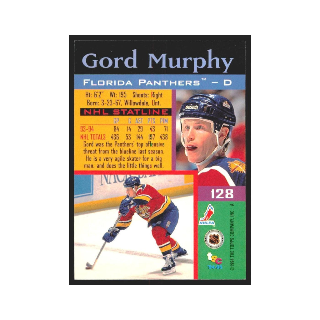 1994 Stadium Club Gord Murphy Florida Panthers #128