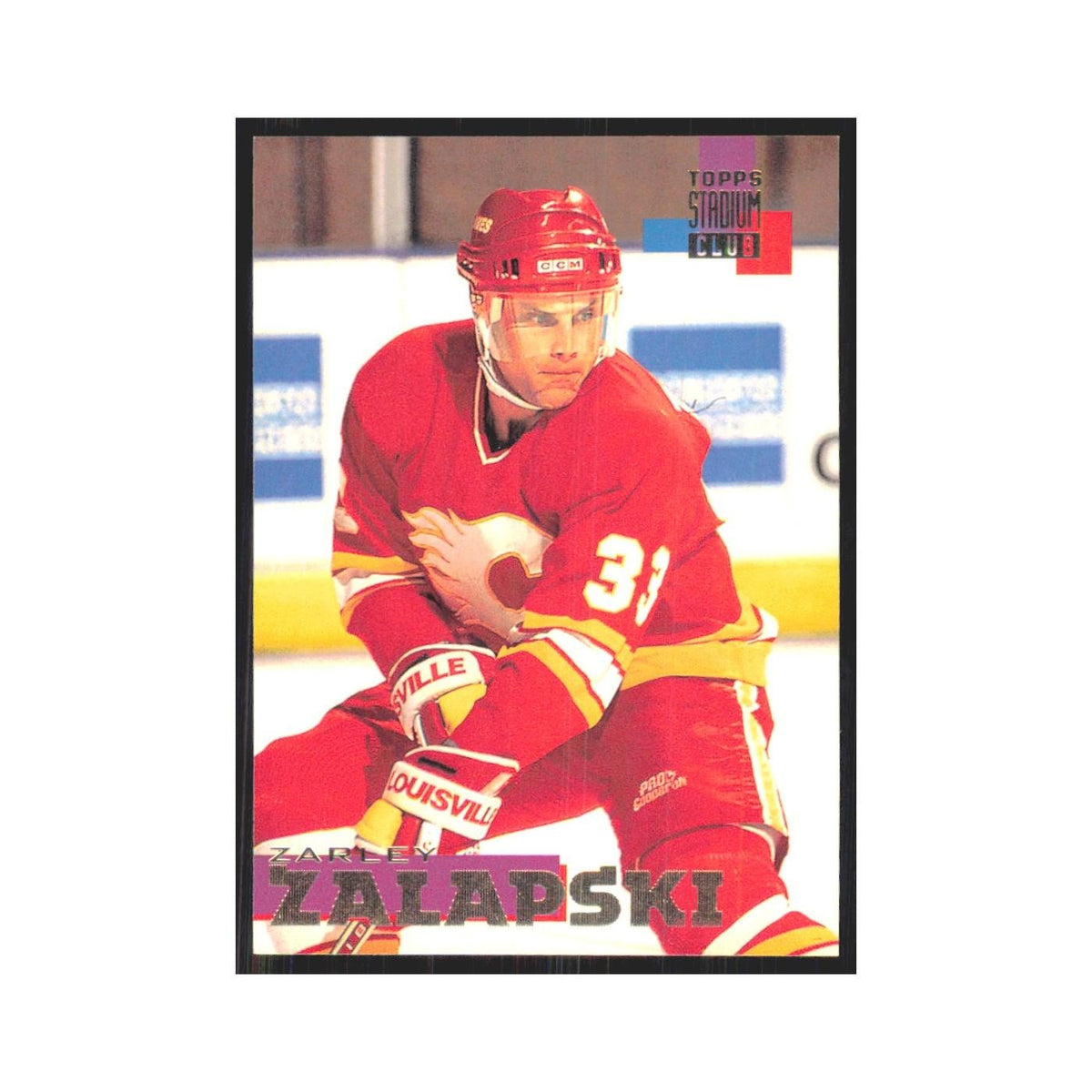 1994 Stadium Club Zarley Zalapski Calgary Flames #141