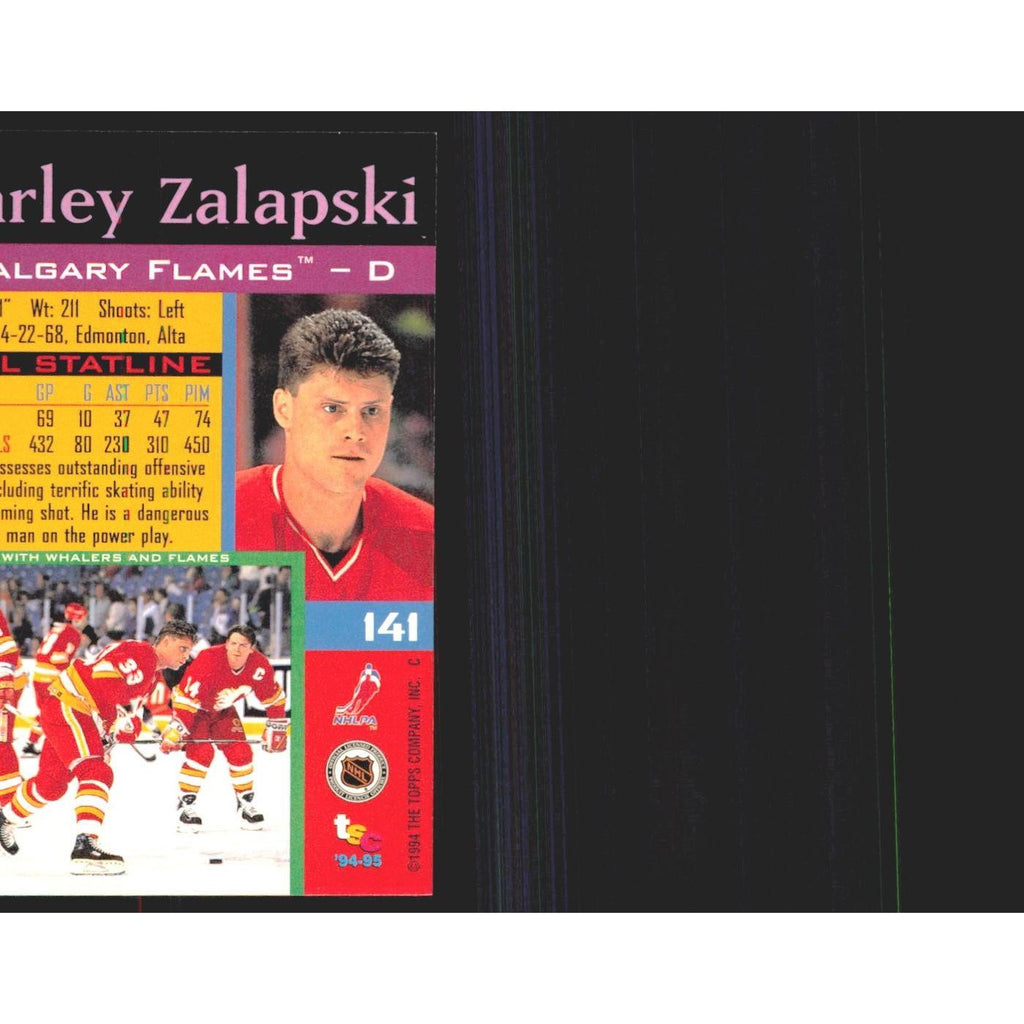 1994 Stadium Club Zarley Zalapski Calgary Flames #141