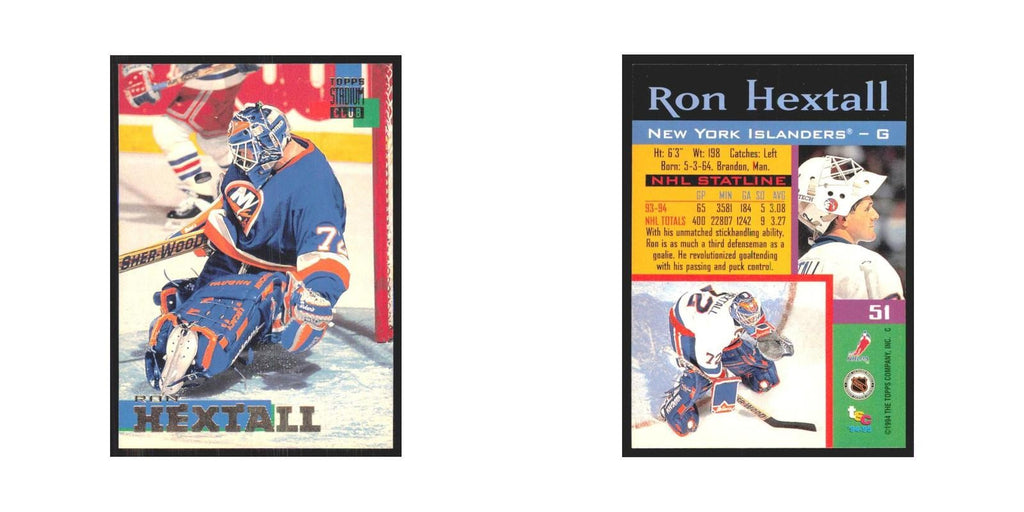 1994 Stadium Club Ron Hextall New York Islanders #51