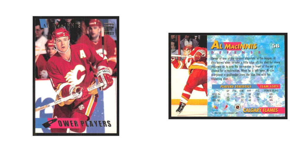 1994 Stadium Club Al MacInnis Calgary Flames #56