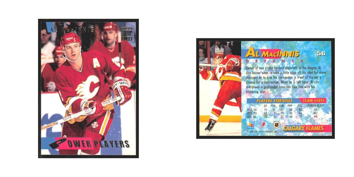 1994 Stadium Club Al MacInnis Calgary Flames #56