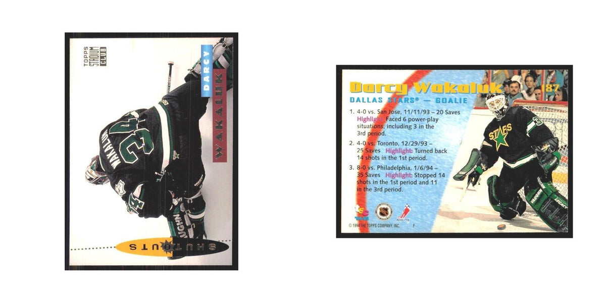 1994 Stadium Club Darcy Wakaluk Dallas Stars #187