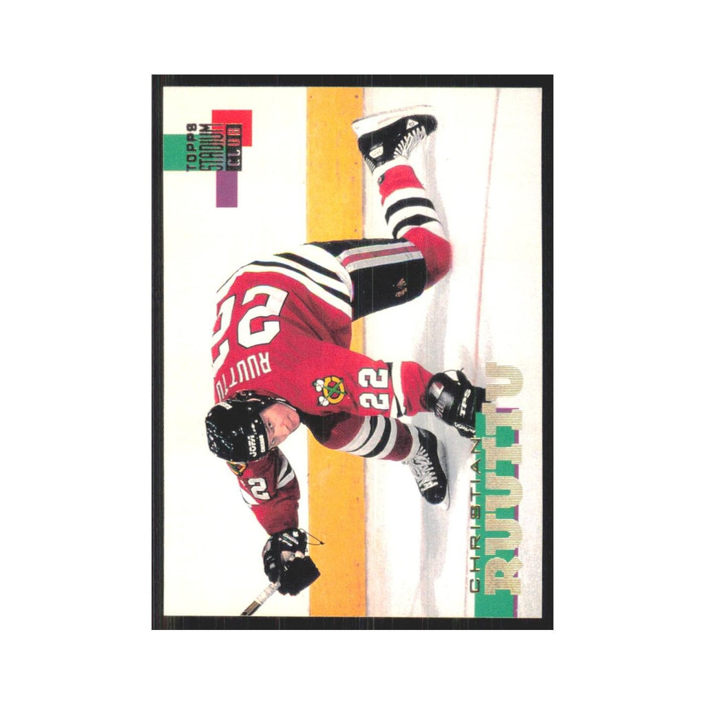 1994 Stadium Club Christian Ruuttu Chicago Blackhawks #131