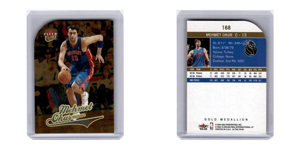 2004 Ultra Mehmet Okur Pistons #168