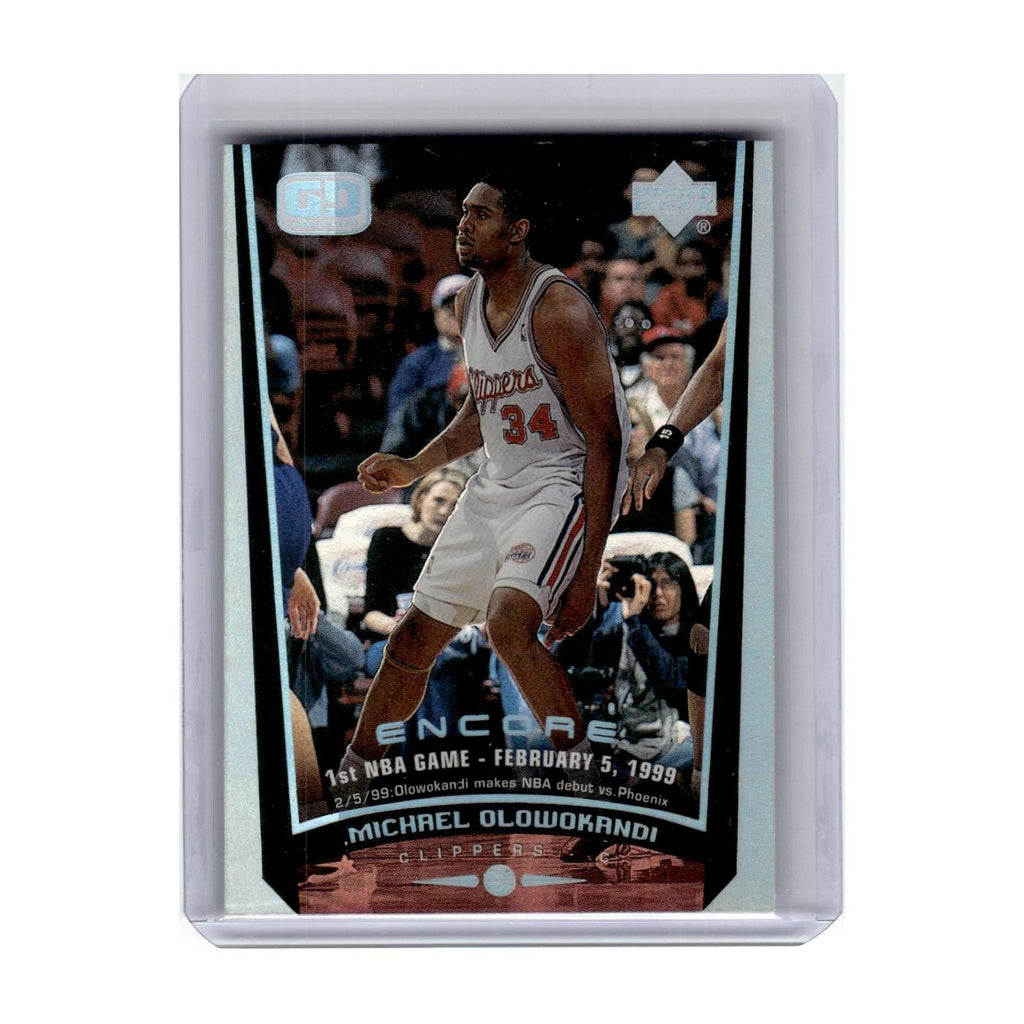 1998 Upper Deck Encore Michael Olowokandi RC Clippers #150