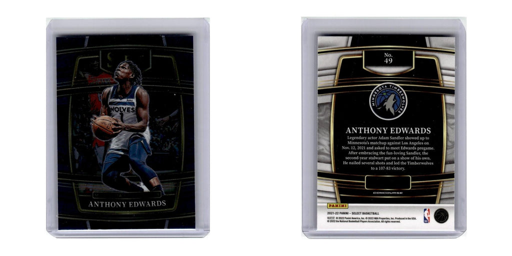 2021 Panini Anthony Edwards Timberwolves #49