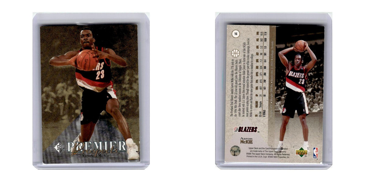 1995 Upper Deck SP Aaron McKie RC Blazers #16