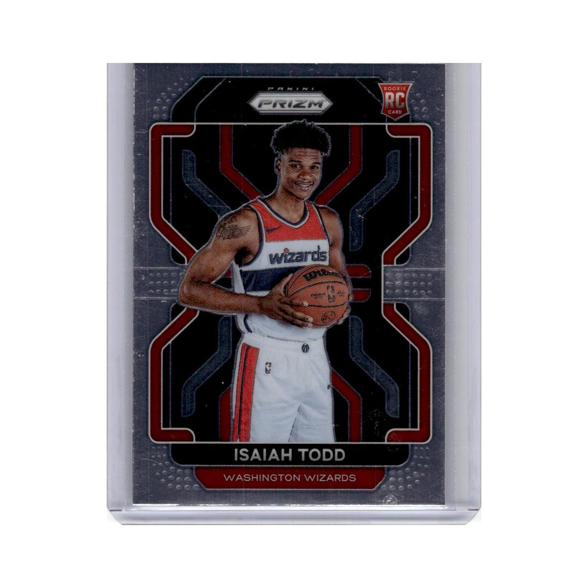Isaiah Todd Rookie 2021 Panini Prizm #299 Washington Wizards Basketball Card NM
