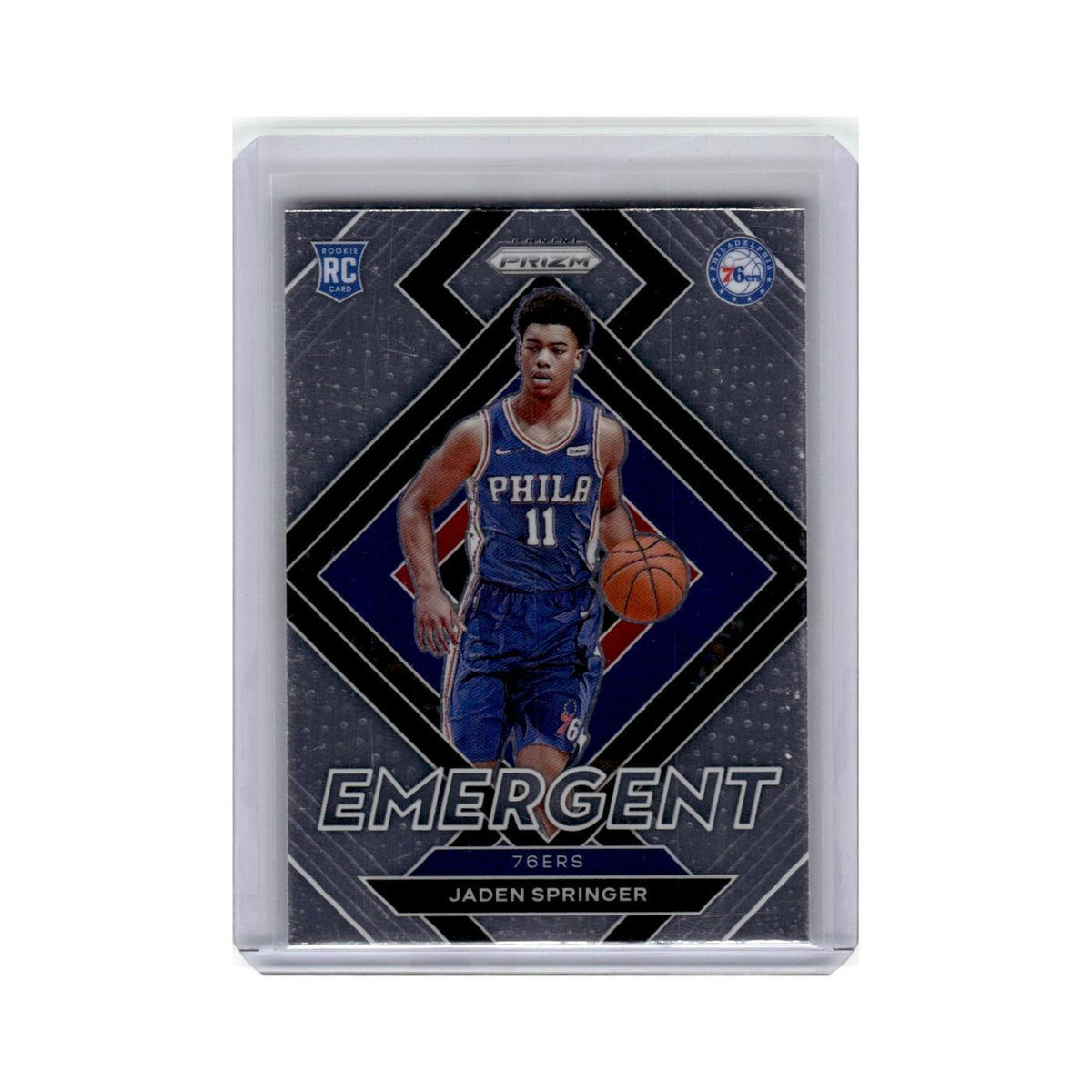 Jaden Springer Rookie 2021 Panini Prizm Emergent #26 Philadelphia 76ers NM