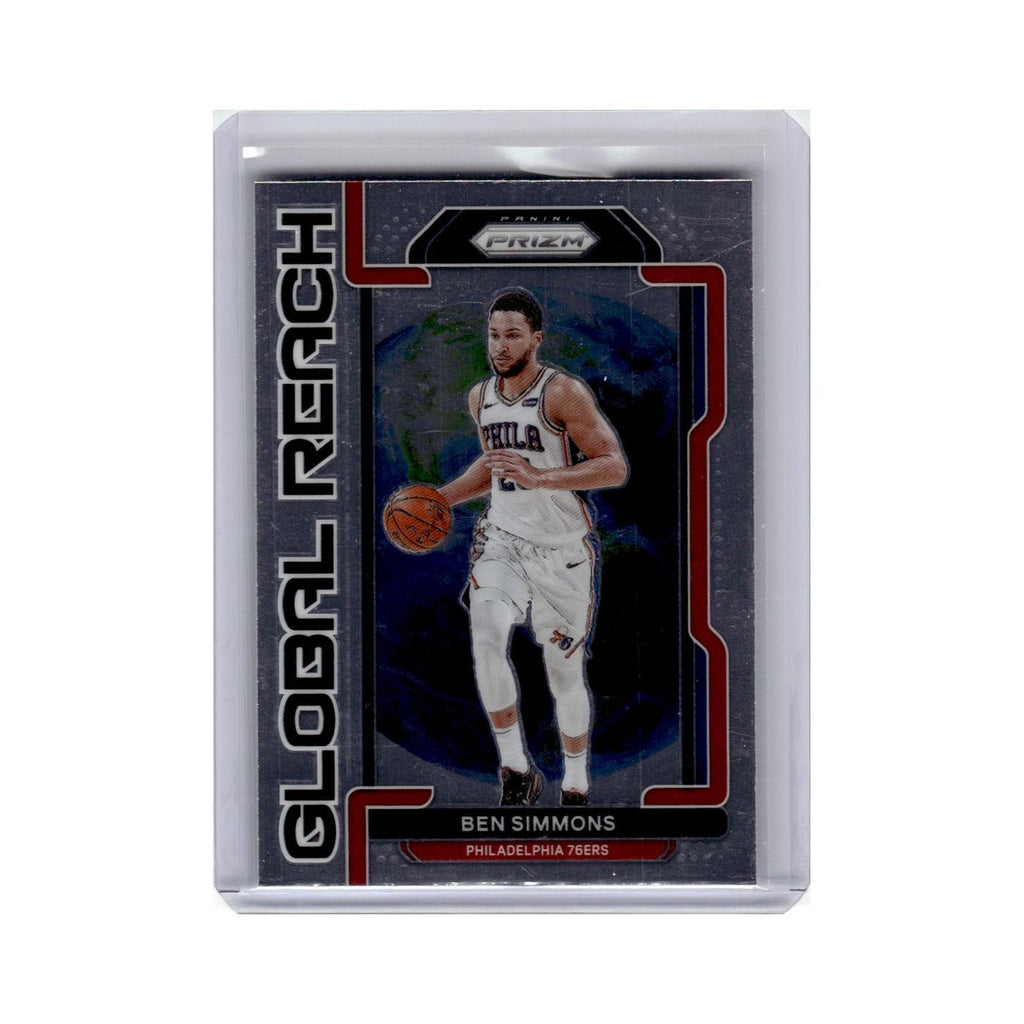 Ben Simmons 2021 Panini Prizm Global Reach #5 Philadelphia 76ers NM