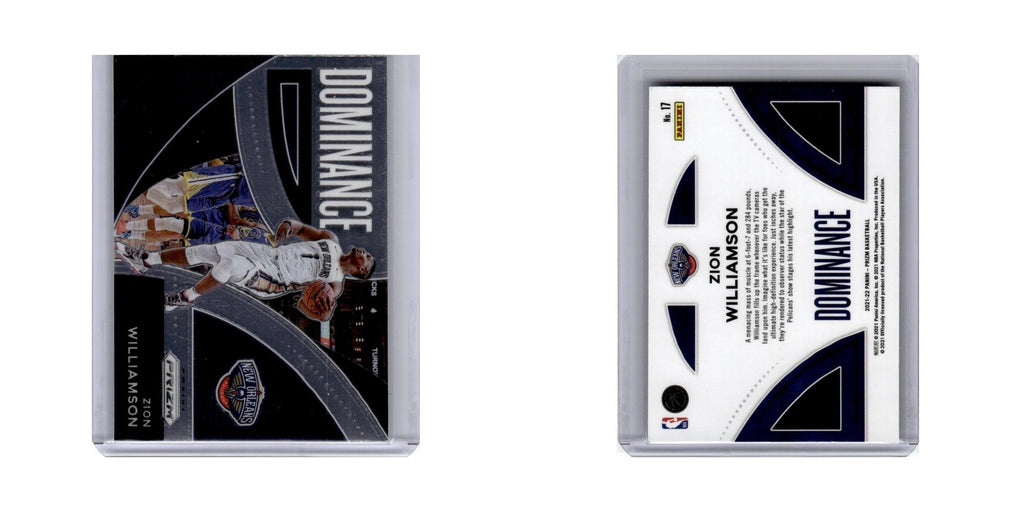 Zion Williamson 2021 Panini Prizm Dominance #17 New Orleans Pelicans NM