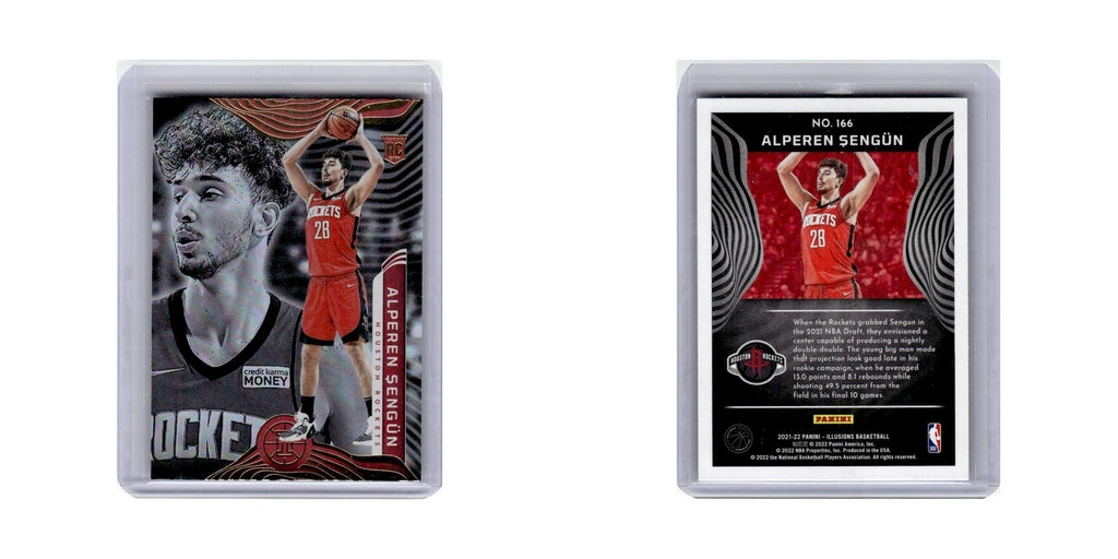 Alperen Sengun Rookie 2021 Panini Illusions #166 Houston Rockets NM