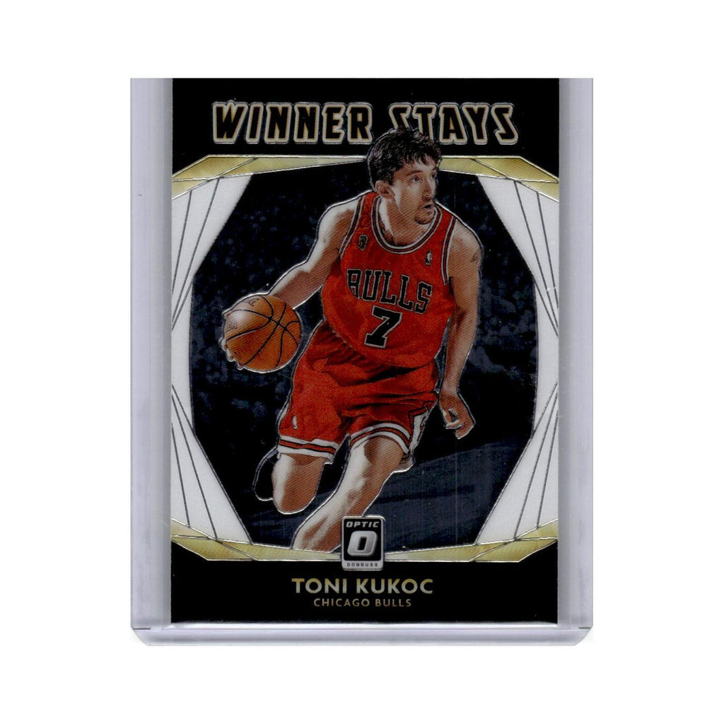 Toni Kukoc 2020 Donruss Optic Winner Stays #9 Chicago Bulls Basketball Card NM