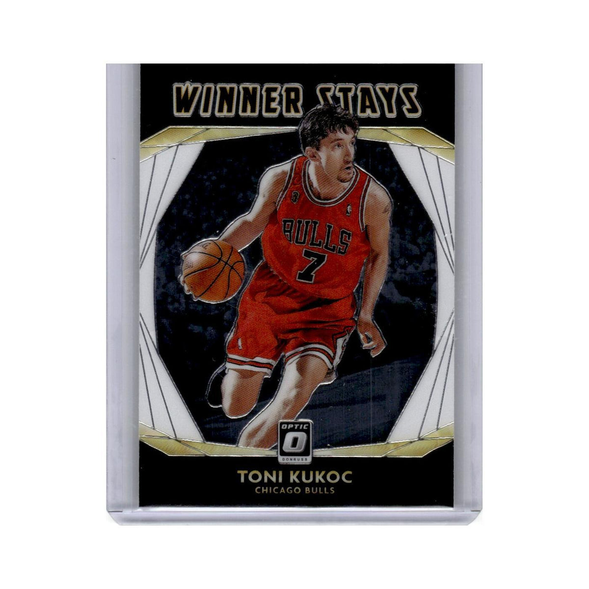 Toni Kukoc 2020 Donruss Optic Winner Stays #9 Chicago Bulls Basketball Card NM