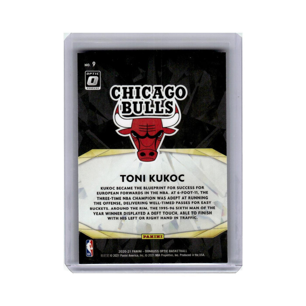 Toni Kukoc 2020 Donruss Optic Winner Stays #9 Chicago Bulls Basketball Card NM