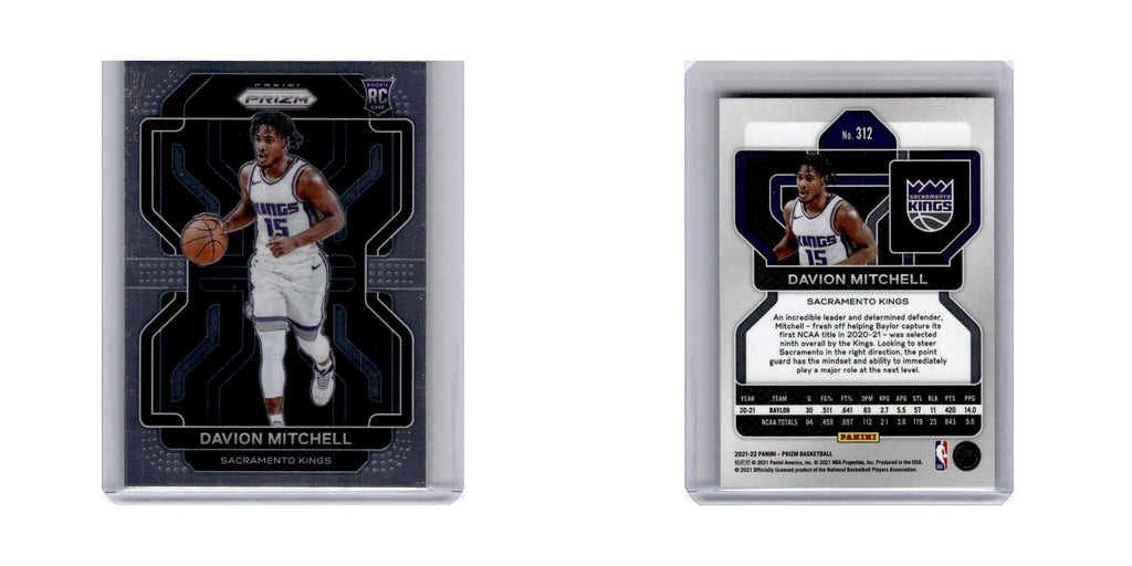 Davion Mitchell Rookie 2021 Panini Prizm #312 Sacramento Kings NM