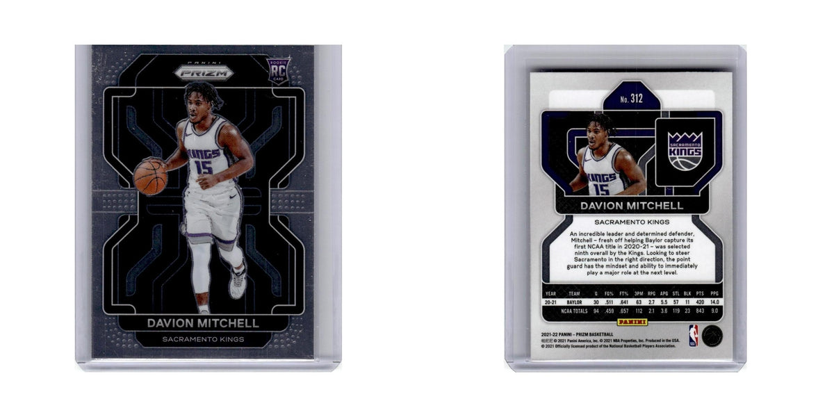 Davion Mitchell Rookie 2021 Panini Prizm #312 Sacramento Kings NM
