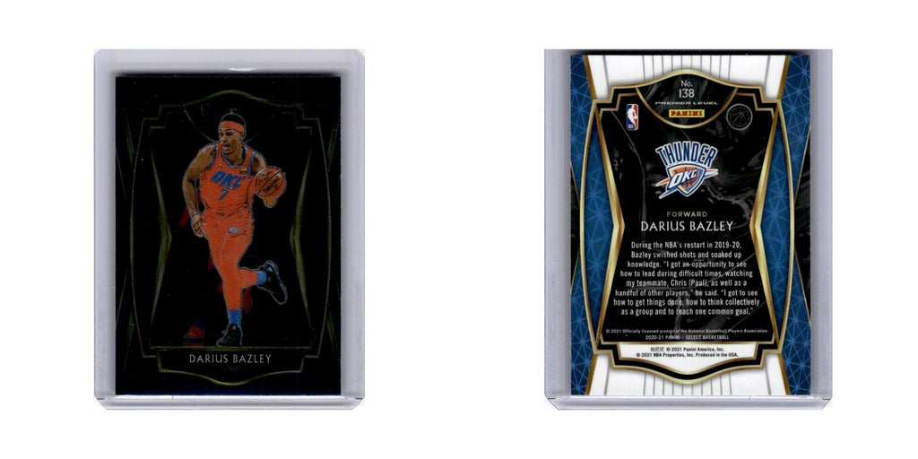 Darius Bazley 2020 Panini Select #138 Oklahoma City Thunder Basketball Card NM