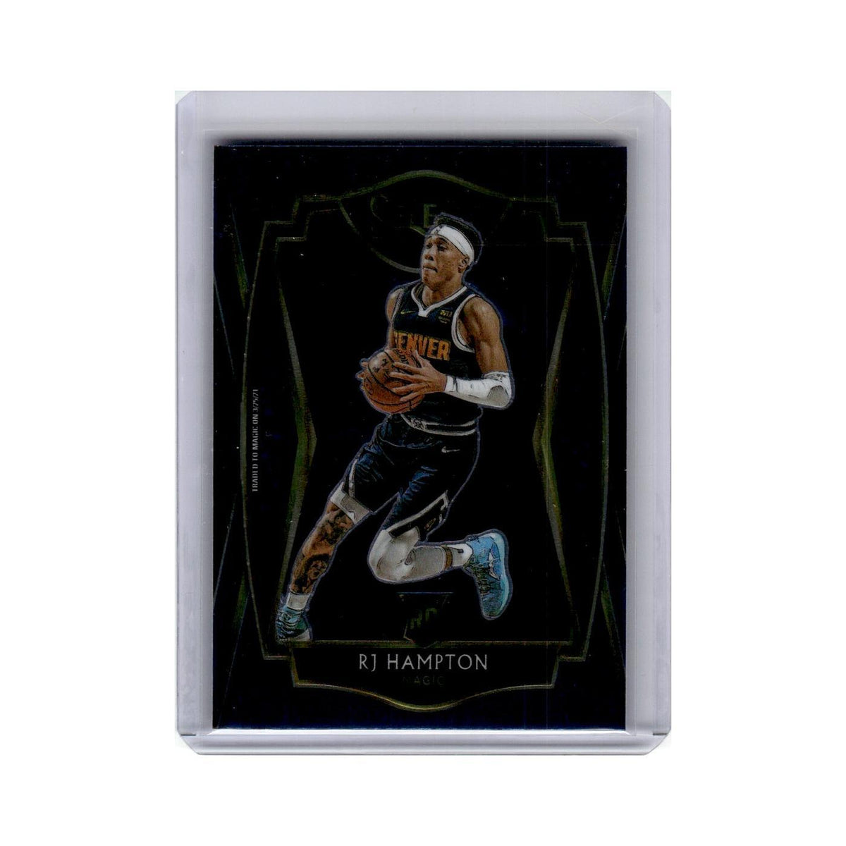 RJ Hampton Rookie 2020 Panini Select #195 Orlando Magic Basketball Card NM