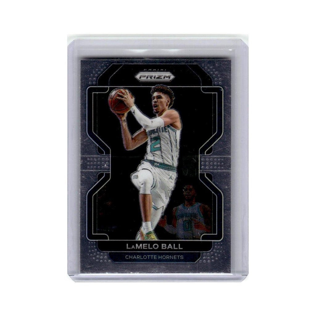 LaMelo Ball 2021 Panini Prizm #185 Charlotte Hornets Basketball Card NM