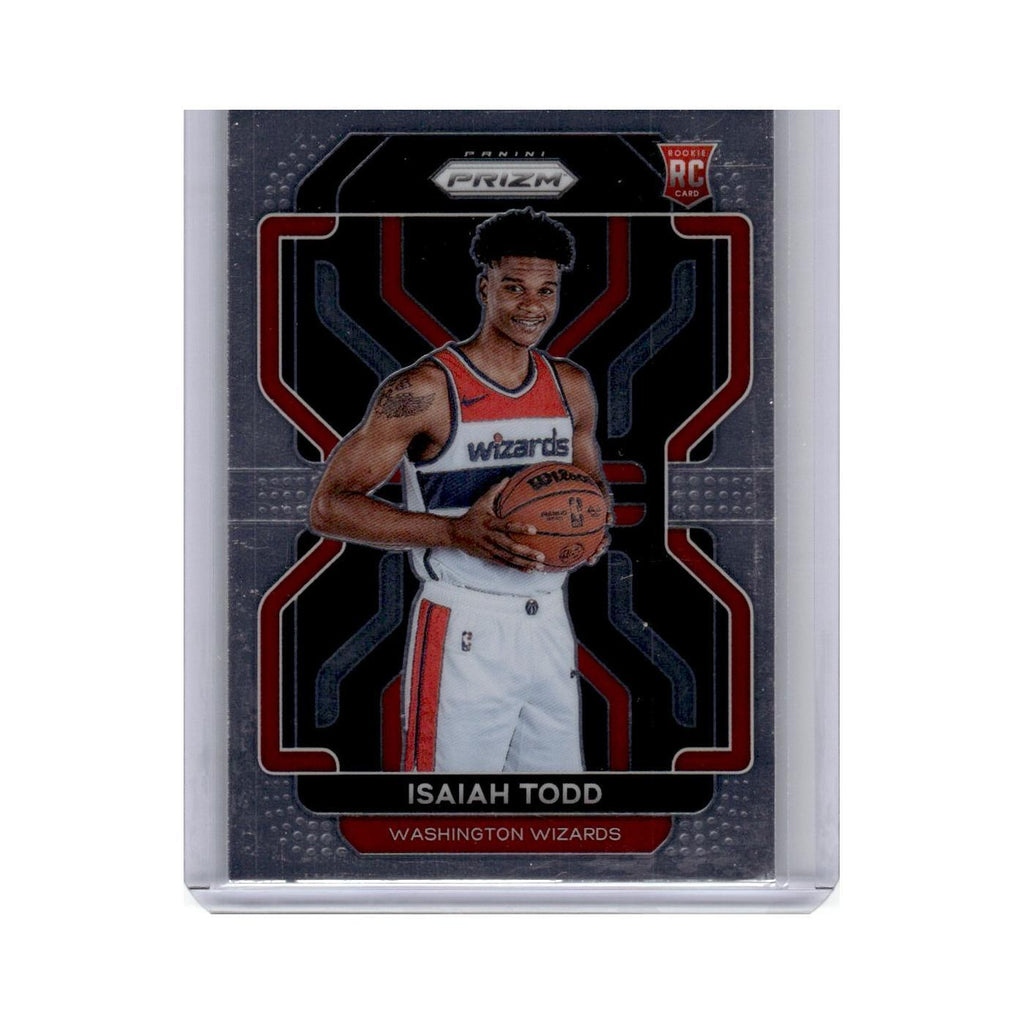 Isaiah Todd Rookie 2021 Panini Prizm #299 Washington Wizards Basketball Card NM
