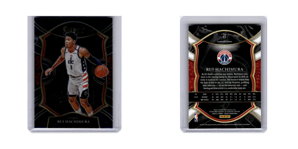 Rui Hachimura 2020 Panini Select #13 Washington Wizards Basketball Card NM