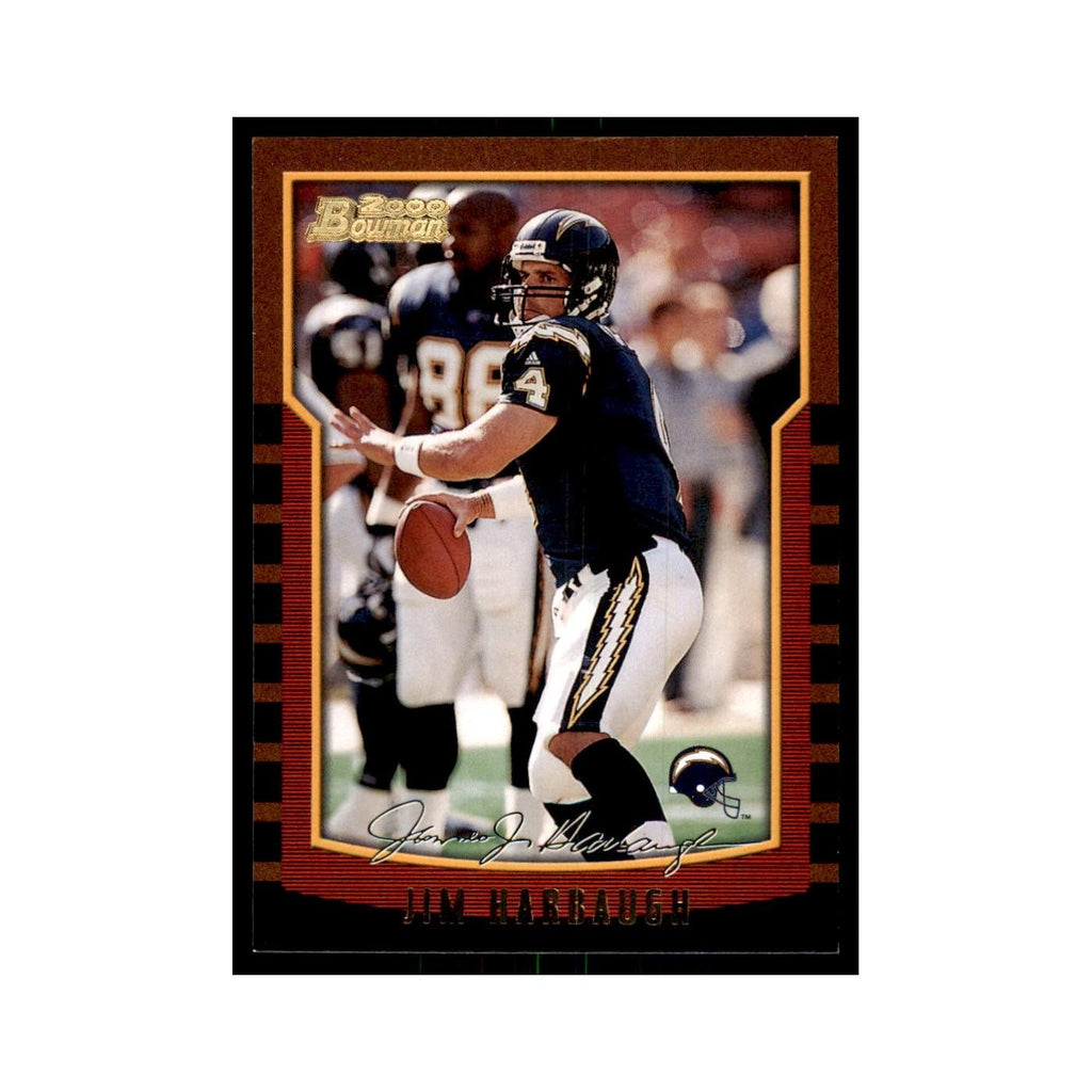 2000 Bowman Jim Harbaugh Football Cards #40