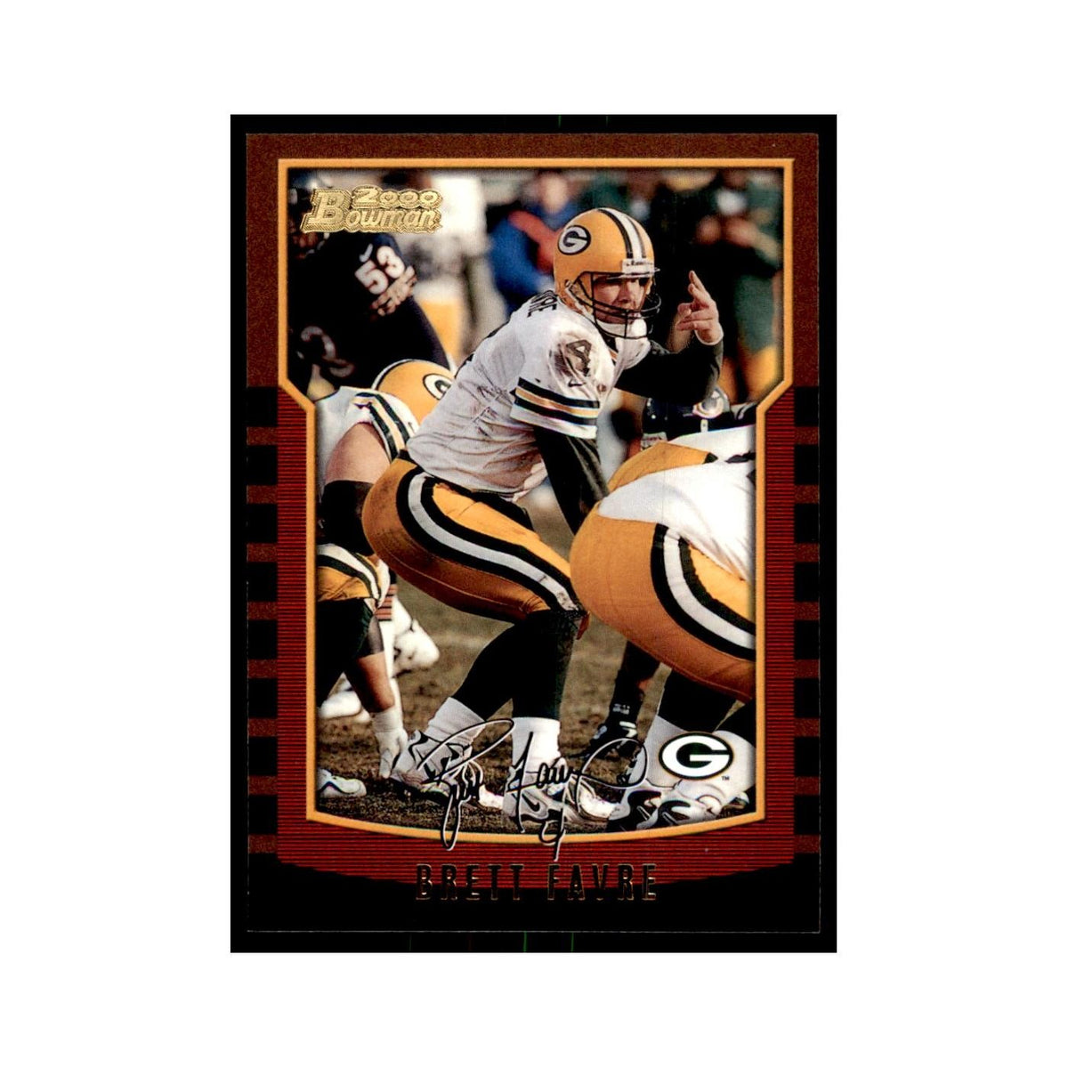 2000 Bowman Brett Favre Football Cards #86