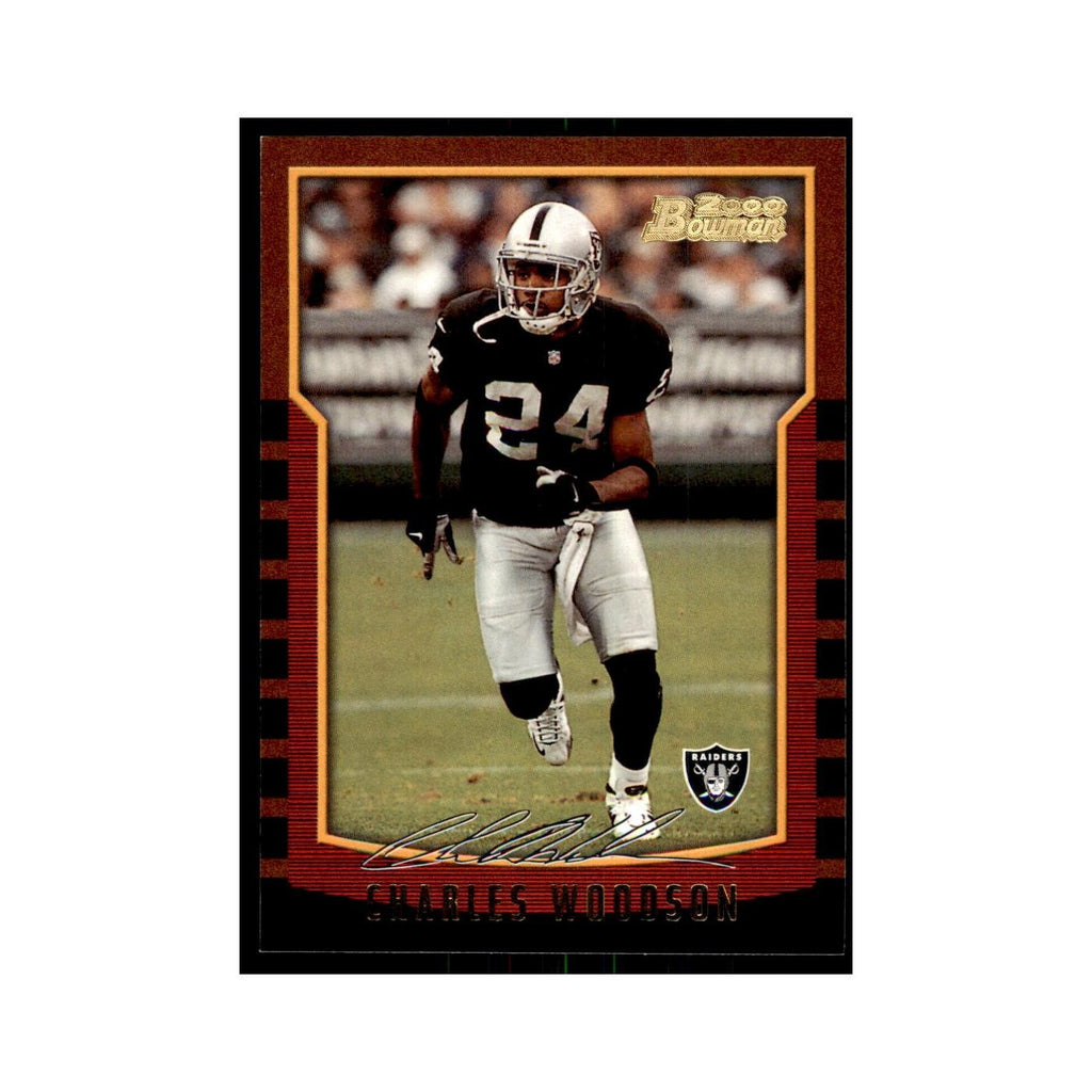 2000 Bowman Charles Woodson Football Cards #12