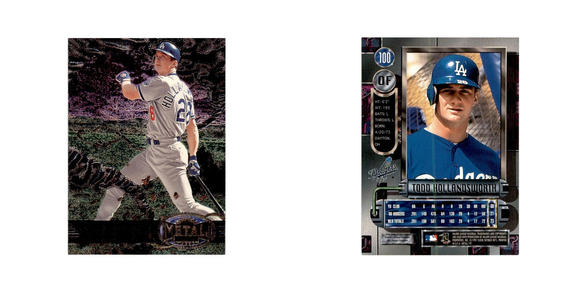 1997 Fleer Metal Universe Todd Hollandsworth Baseball Cards #100