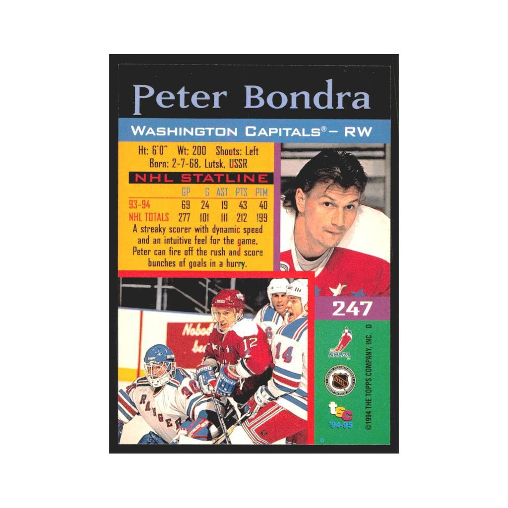 1994 Stadium Club Peter Bondra Washington Capitals #247