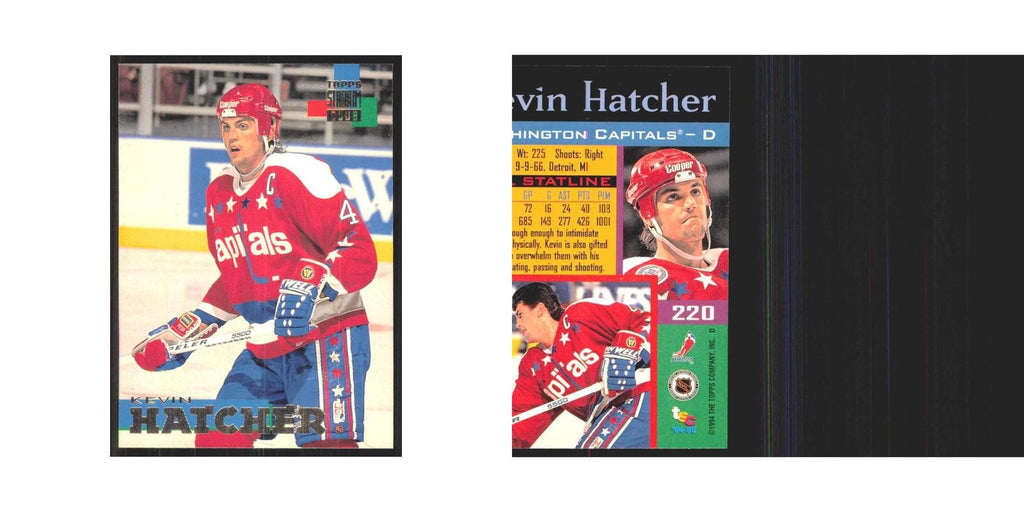 1994 Stadium Club Kevin Hatcher Washington Capitals #220