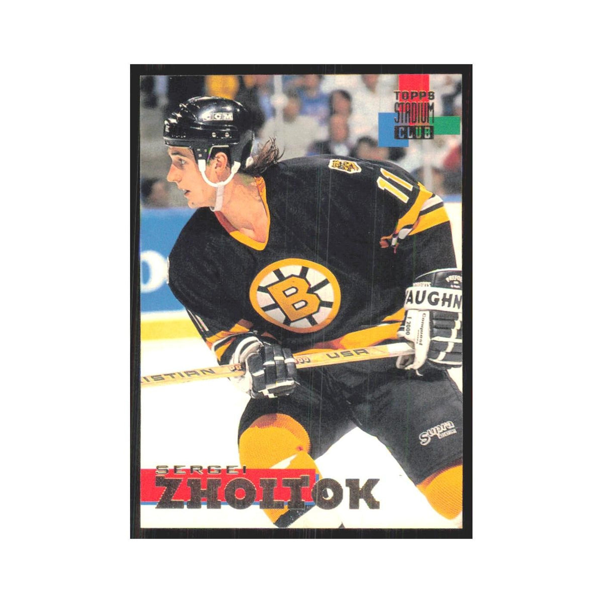 1994 Stadium Club Sergei Zholtok Boston Bruins #254